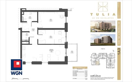 mieszkanie na sprzedaż 65m2 mieszkanie Lubin, Malachitowa