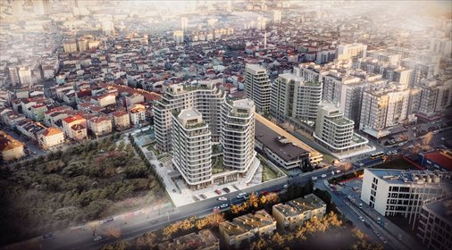 Przestronne 3-pokojowe mieszkanie z balkonem i basenem mieszkanie Stambuł, İnönü, Küçükçekmece, Stambuł