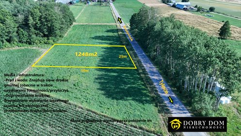 Działka 1200 m² z WZ, blisko Tykocina i Białegostoku działka Saniki