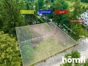 działka na sprzedaż 782m2 działka Niepołomice, Słoneczna
