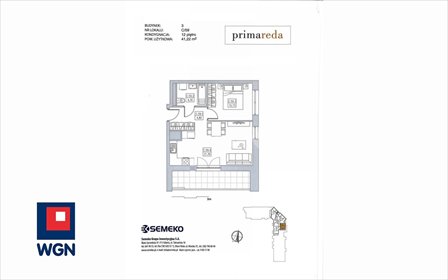 mieszkanie na sprzedaż 41m2 mieszkanie Reda, Morska