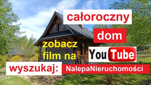 Na sprzedaż urokliwy drewniany dom z widokiem w Górach Świętokrzyskich dom Radkowice-Kolonia