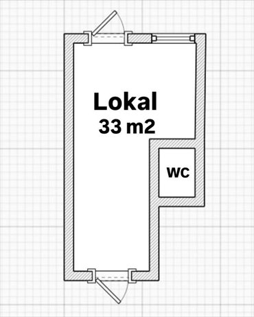 lokal użytkowy na wynajem 33m2 lokal użytkowy Warszawa, Mokotów Wierzbno