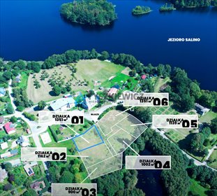 działka na sprzedaż 1351m2 działka Salino