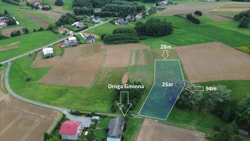 Działka 2500 m² z mediami w Niedźwiadzie - polecam działka Niedźwiada
