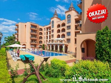 Apartament 70 m² z balkonem i widokiem na basen - polecam! mieszkanie Słoneczny Brzeg, Palazzo