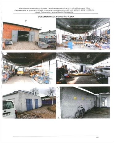 Działka na sprzedaż w Ostrzeszowie 11 131 m2, atrakcyjna cena działka Ostrzeszów, Tadeusza Kościuszki