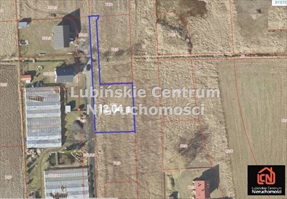 działka na sprzedaż 1204m2 działka Lubin