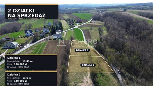 działka na sprzedaż 1360m2 działka Góra Ropczycka