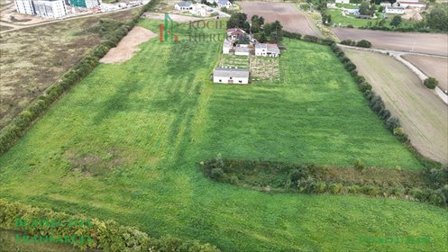 Działka 1,76 ha z magazynem, spokojna okolica, MPZP działka Starogard Gdański, Korytybska