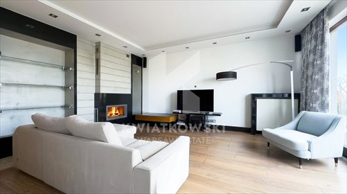 Nowoczesny apartament 93 m² z kominkiem i tarasem mieszkanie Warszawa, Wilanów, Franciszka Klimczaka