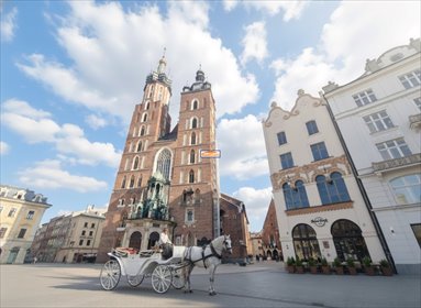 Kraków, Stare Miasto, 56,21 m² - widok na Kościół Mariacki, zapraszam mieszkanie Kraków, Stare Miasto, Rynek, Sienna