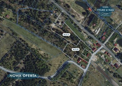 Działka 4921 m² z mediami, drogą i potencjałem inwestycyjnym działka Szczerców