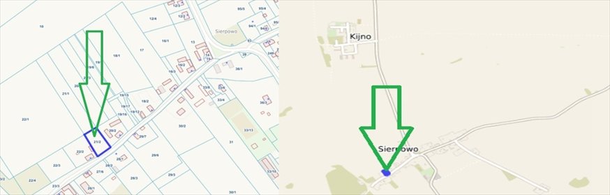 działka na sprzedaż 1544m2 działka Sierpowo