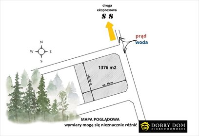 działka na sprzedaż 1376m2 działka Rzędziany