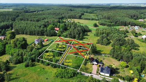 działka na sprzedaż 812m2 działka Prabuty, Prabuty, Laskowice