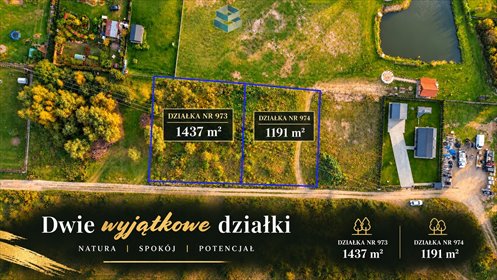 Ostatnie działki z dostępem do Kanału Elbląskiego. działka Miłomłyn, Miłomłyn, Warmińska