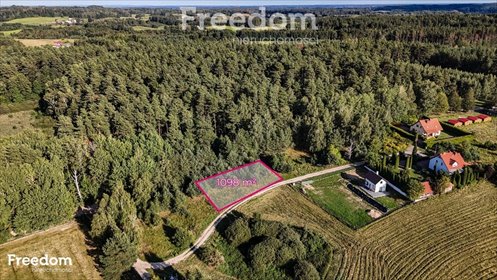 działka na sprzedaż 1098m2 działka Kosewo