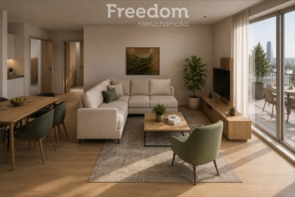 Nowoczesny narożny apartament 2 pok. z balkonami w centrum mieszkanie Katowice, Centrum