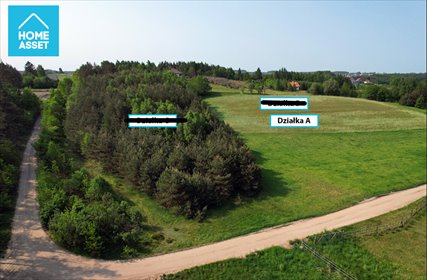 działka na sprzedaż 1088m2 działka Grabowiec, Dolna
