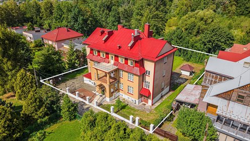 Pensjonat 1100 m² - 50 pokoi w spokojnej części Rabki-Zdroju lokal użytkowy Rabka-Zdrój