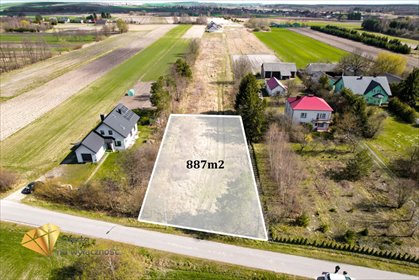 działka na sprzedaż 887m2 działka Ruda Wołoska
