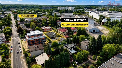 Dom z usługami, garażem i ogrodem w Katowicach. dom Katowice, Ligota