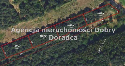 działka na sprzedaż 1500m2 działka Ojrzanów, Tarczyńska