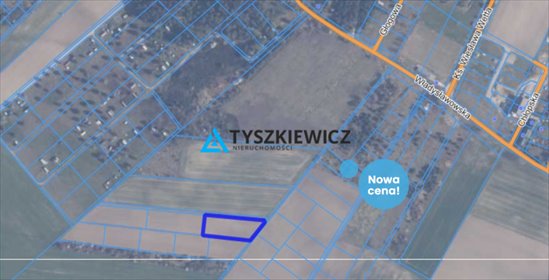 Działka 4387 m² pod inwestycję lub wypoczynek blisko morza działka Chłapowo, Władysławowska
