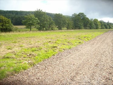 Widokowa działka budowlana w Rzeczce – 1096 m2 działka Rzeczka