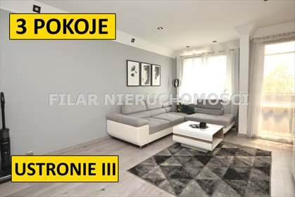 Przestronne 3-pokojowe mieszkanie z balkonem i pełnym wyposażeniem mieszkanie Lubin, Ustronie