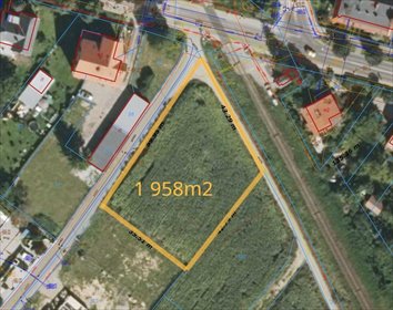 działka na sprzedaż 1956m2 działka Ząbkowice Śląskie, Parkowa
