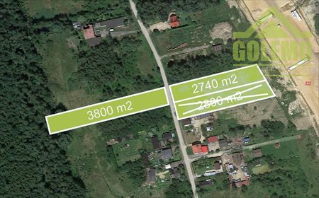 działka na sprzedaż 2800m2 działka Walaszczyki