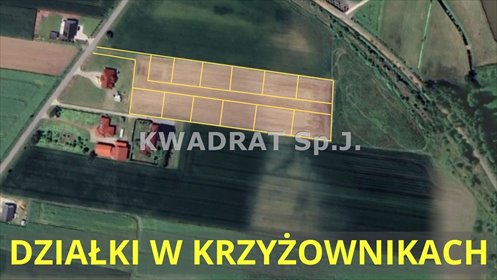 działka na sprzedaż 1000m2 działka Krzyżowniki