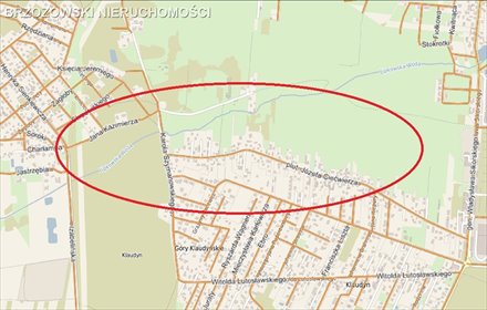 działka na sprzedaż 5765m2 działka Klaudyn