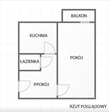 Mieszkanie 40,6 m² z balkonem w centrum Warszawy - polecam mieszkanie Warszawa, Śródmieście Północne, Orla