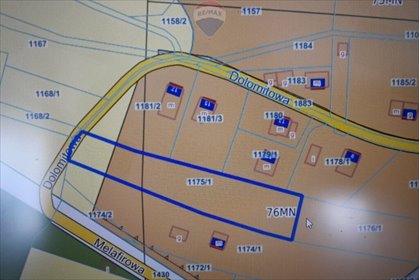 działka na sprzedaż 2800m2 działka Regulice, Dolomitowa