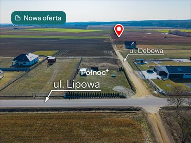 Działka pod dom w Giełczynie, 1033 m², blisko Łomży działka Giełczyn, Dębowa