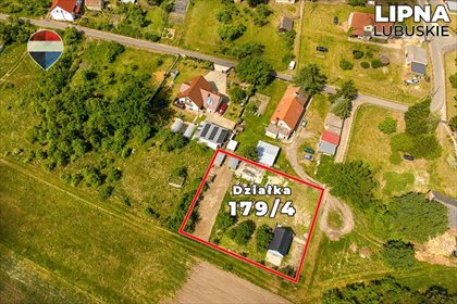 Sprzedam działkę 1337 m² z domkiem w Lipnie, media, ogród działka Lipna