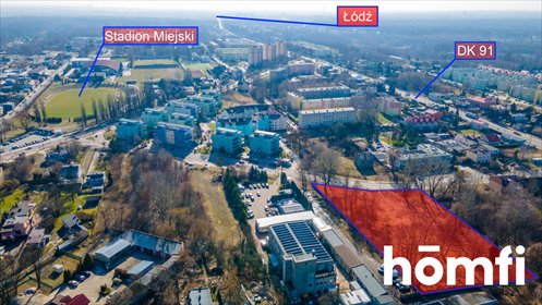 działka na sprzedaż 5821m2 działka Zgierz, Łąkowa