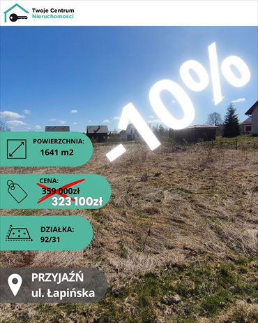 Działka 1641 m² pod dom w sercu Kaszub – idealna inwestycja! działka Przyjaźń, łapińska 9