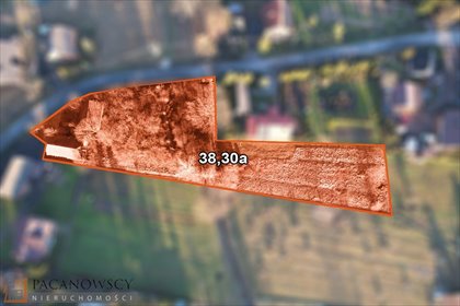 działka na sprzedaż 3830m2 działka Wola Zabierzowska
