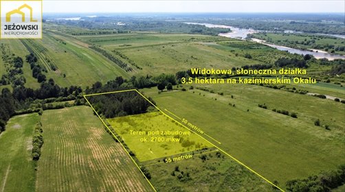 działka na sprzedaż 34492m2 działka Kazimierz Dolny, Okale