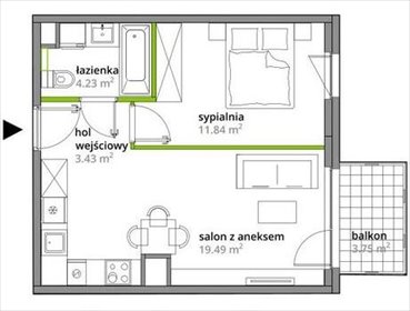 mieszkanie na sprzedaż 40m2 mieszkanie Warszawa, Praga-Południe, Kamionek, Podskarbińska