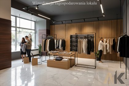Przestronny lokal handlowo-usługowy z dużymi witrynami lokal użytkowy Nowy Sącz, Aleje Wolności