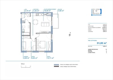 mieszkanie na sprzedaż 52m2 mieszkanie Warszawa, Ursus