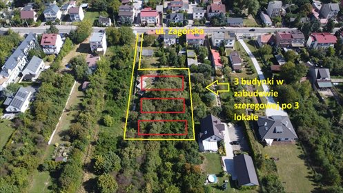 działka na sprzedaż 1726m2 działka Kielce, KSM, Zagórska