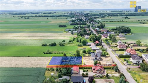Działka budowlana 1520 m² w spokojnej okolicy działka Mykanów