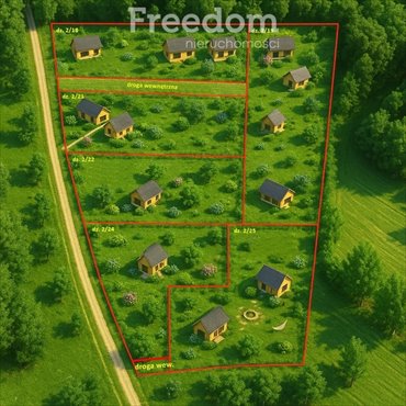 działka na sprzedaż 3070m2 działka Dębinka