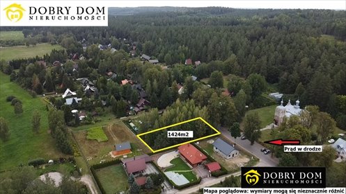 działka na sprzedaż 1424m2 działka Królowy Most
